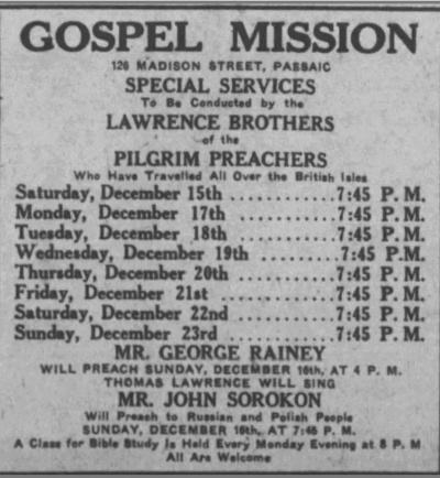 1928-12-15 Passaic NJ Gospel Mission PP Lawrence Bros.jpg